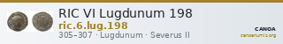 RIC VI Lugdunum 198 — CANOA