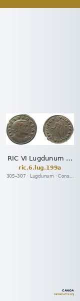 RIC VI Lugdunum 199a — CANOA