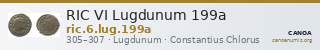 RIC VI Lugdunum 199a — CANOA