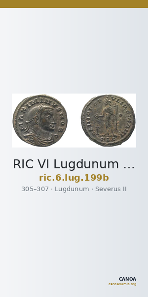 RIC VI Lugdunum 199b — CANOA