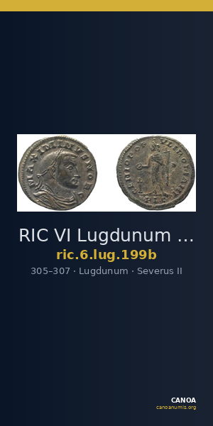 RIC VI Lugdunum 199b — CANOA