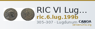 RIC VI Lugdunum 199b — CANOA