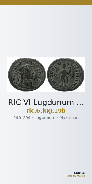 RIC VI Lugdunum 19b — CANOA