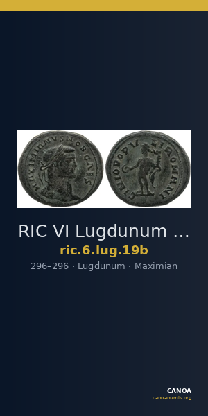 RIC VI Lugdunum 19b — CANOA