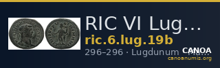 RIC VI Lugdunum 19b — CANOA