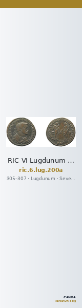 RIC VI Lugdunum 200a — CANOA