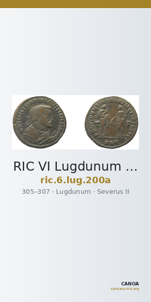 RIC VI Lugdunum 200a — CANOA