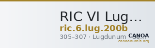 RIC VI Lugdunum 200b — CANOA