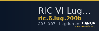RIC VI Lugdunum 200b — CANOA