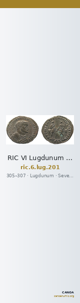 RIC VI Lugdunum 201 — CANOA
