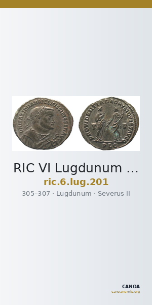 RIC VI Lugdunum 201 — CANOA
