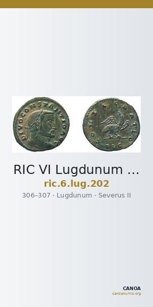 RIC VI Lugdunum 202 — CANOA