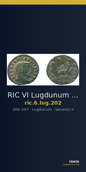 RIC VI Lugdunum 202 — CANOA
