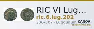 RIC VI Lugdunum 202 — CANOA
