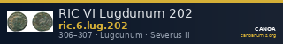 RIC VI Lugdunum 202 — CANOA