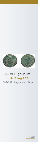 RIC VI Lugdunum 203 — CANOA