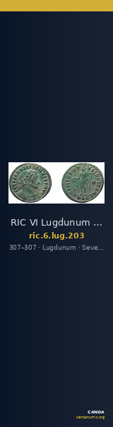RIC VI Lugdunum 203 — CANOA