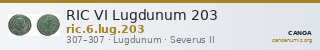 RIC VI Lugdunum 203 — CANOA