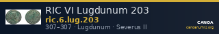 RIC VI Lugdunum 203 — CANOA