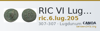 RIC VI Lugdunum 205 — CANOA