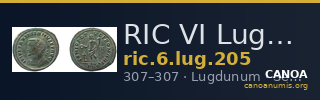 RIC VI Lugdunum 205 — CANOA