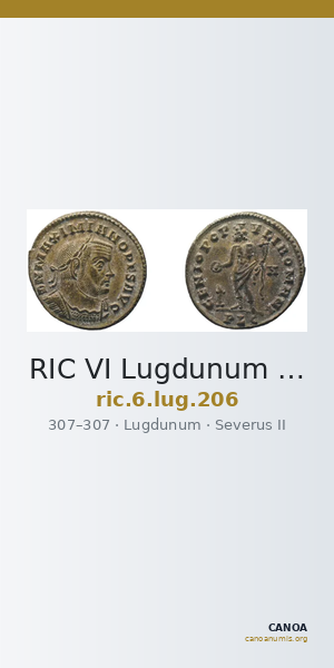 RIC VI Lugdunum 206 — CANOA