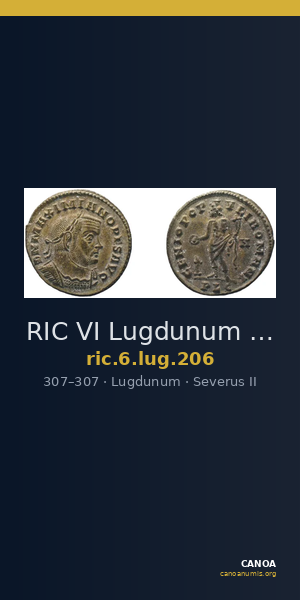 RIC VI Lugdunum 206 — CANOA