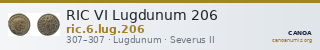 RIC VI Lugdunum 206 — CANOA