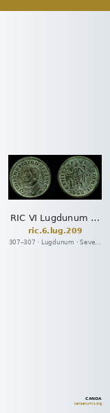 RIC VI Lugdunum 209 — CANOA