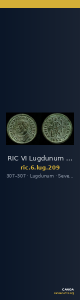 RIC VI Lugdunum 209 — CANOA