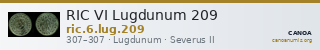 RIC VI Lugdunum 209 — CANOA