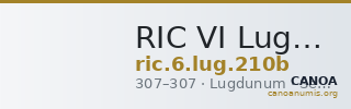 RIC VI Lugdunum 210b — CANOA