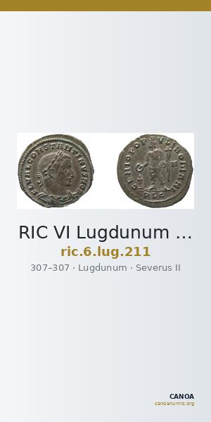 RIC VI Lugdunum 211 — CANOA