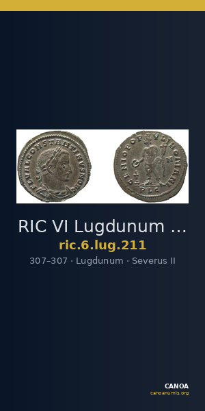 RIC VI Lugdunum 211 — CANOA