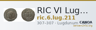 RIC VI Lugdunum 211 — CANOA