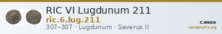 RIC VI Lugdunum 211 — CANOA