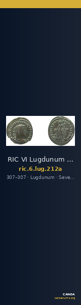 RIC VI Lugdunum 212a — CANOA