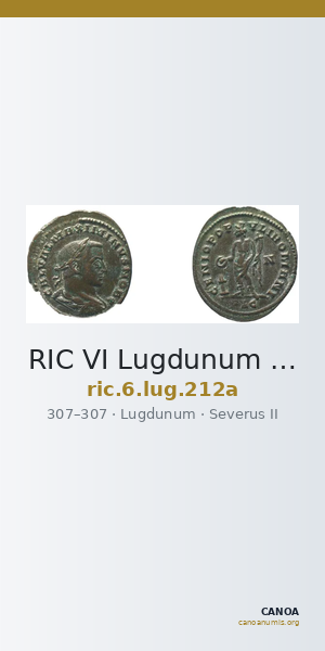 RIC VI Lugdunum 212a — CANOA