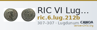 RIC VI Lugdunum 212b — CANOA