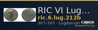 RIC VI Lugdunum 212b — CANOA