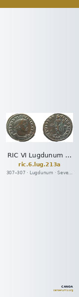 RIC VI Lugdunum 213a — CANOA