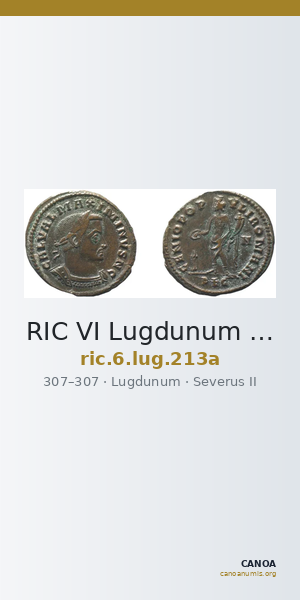RIC VI Lugdunum 213a — CANOA