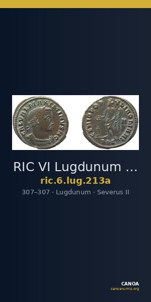 RIC VI Lugdunum 213a — CANOA