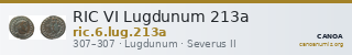 RIC VI Lugdunum 213a — CANOA
