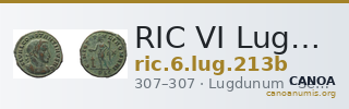 RIC VI Lugdunum 213b — CANOA