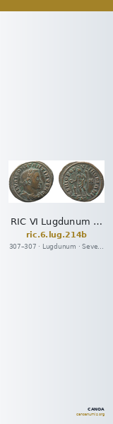 RIC VI Lugdunum 214b — CANOA