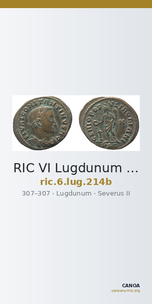 RIC VI Lugdunum 214b — CANOA