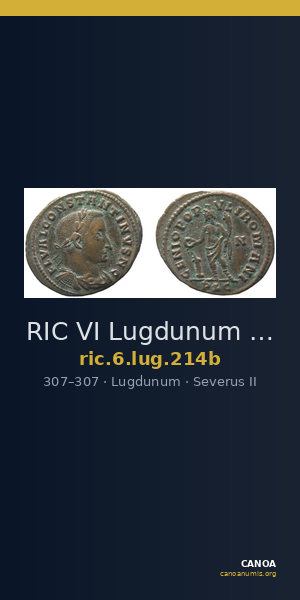 RIC VI Lugdunum 214b — CANOA