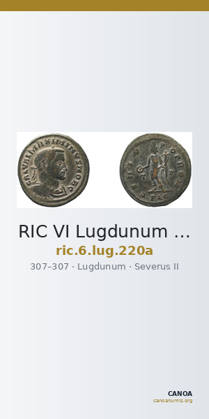 RIC VI Lugdunum 220a — CANOA