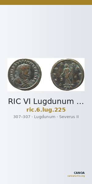 RIC VI Lugdunum 225 — CANOA
